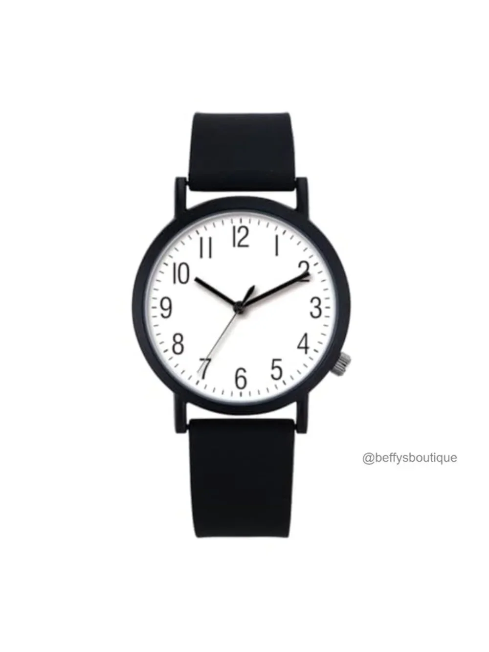 Women's Silicone Sport Watch with Stainless Steel Case, Water Resistant